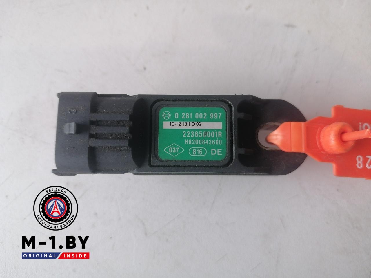 датчик абсолютного давления Renault Clio 3 поколение (2005 - 2009), 0281002997, 223650001R - фото №1