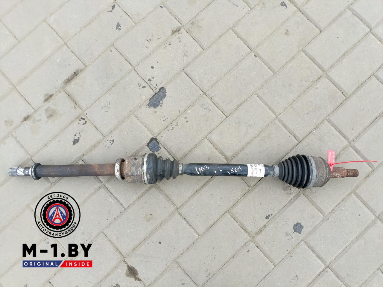 полуось передняя правая (приводной вал, ШРУС) Renault Laguna 3 поколение (2007 - 2012), 1.5 л., дизель - фото №1