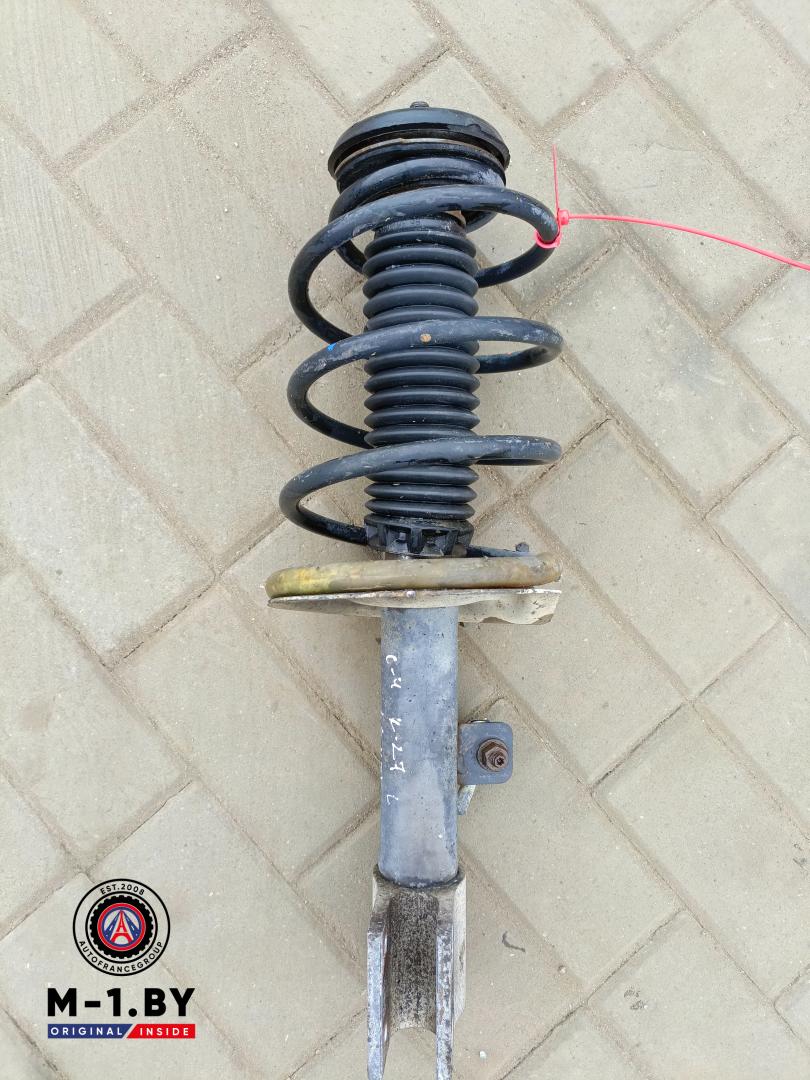 амортизатор передний левый Citroen C4 1 поколение (2004 - 2008), 1.6 л., дизель - фото №1