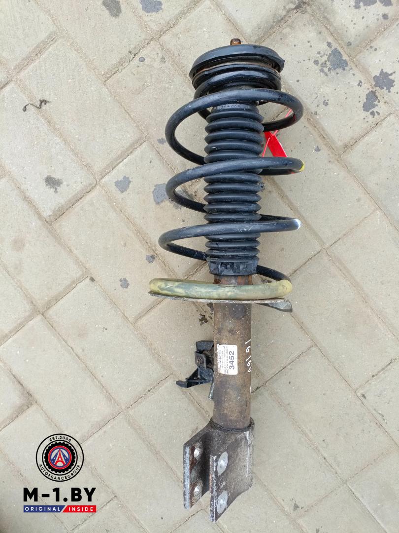 амортизатор передний левый Citroen C4 1 поколение (2004 - 2008), 1.6 л., бензин - фото №1