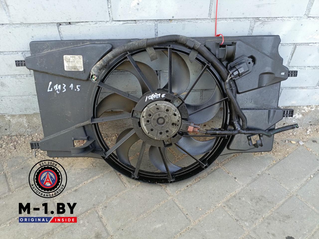 вентилятор радиатора Renault Laguna 3 поколение (2007 - 2012), 1.5 л., дизель, 214810039R - фото №1