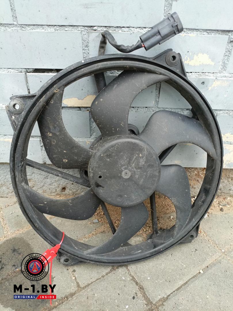 вентилятор радиатора Citroen C4 1 поколение (2004 - 2008), 1.6 л., бензин - фото №1
