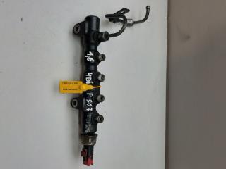 топливная рампа Peugeot 307 1 поколение 2003, 1.6 л., дизель, 9654592680