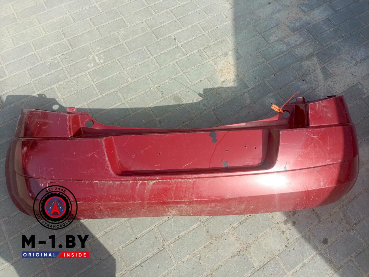 бампер задний Renault Megane 2 поколение (2002 - 2006), хетчбэк 5 дв. - фото №1