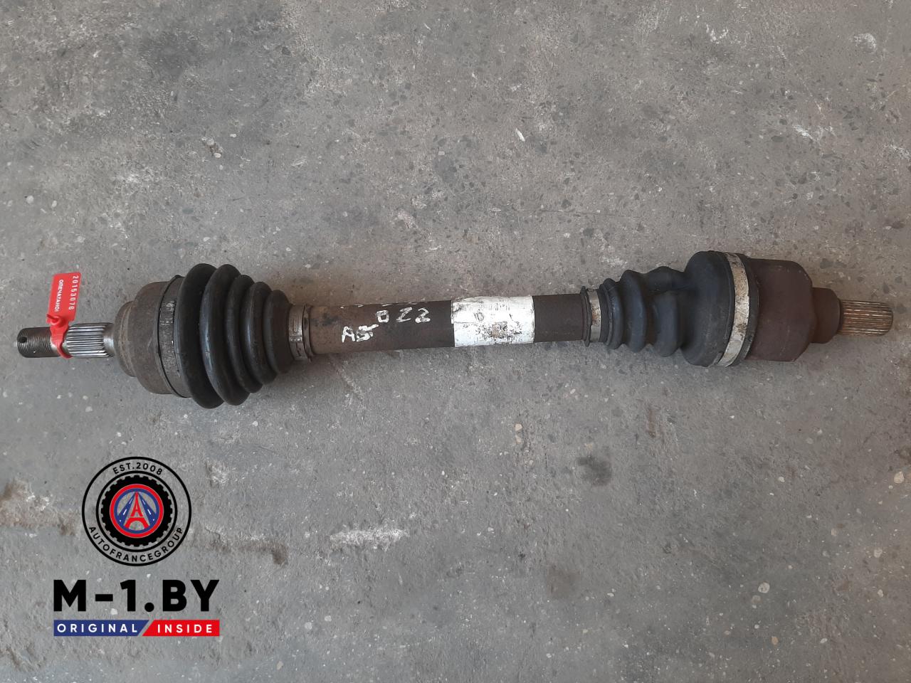 полуось передняя левая (приводной вал, ШРУС) Citroen C5 1 поколение (2000 - 2004), 2.0 л., бензин, АКПП - фото №1