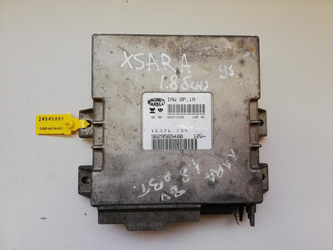 блок управления двигателем Citroen Xsara 1 поколение 1997, 1.8 л., бензин, 9629565480, 949YXU58, 16326.204 - фото №1