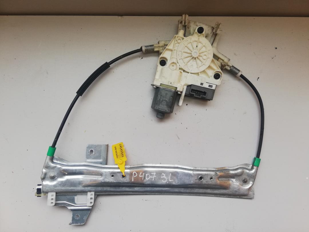 стеклоподъемник электрический задний левый Peugeot 407 1 поколение 2004, купе, 9646595680, 994335-104 - фото №1