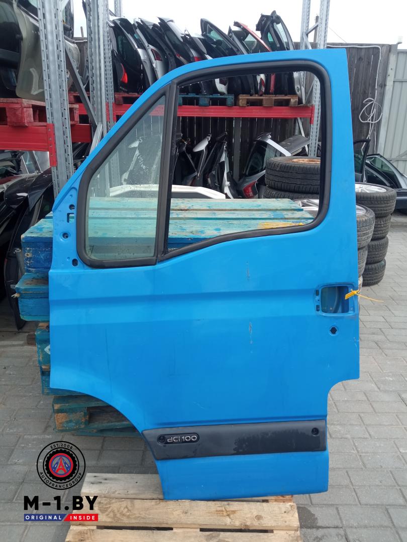 дверь передняя левая Renault Master 2 поколение (1998 - 2003), микроавтобус - фото №1