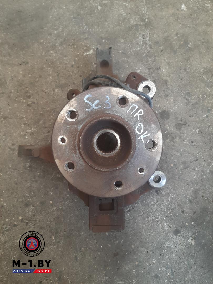 ступица передняя правая Renault Scenic 3 поколение (2009 - 2012), 1.5 л., дизель, МКПП - фото №1