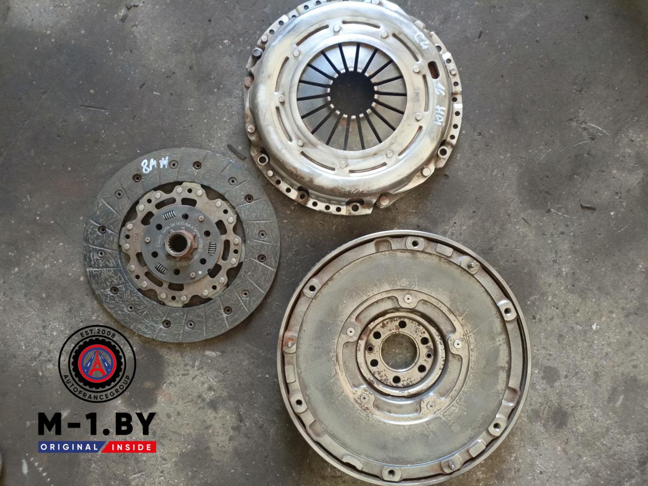 комплект сцепления Citroen C4 2 поколение (2010 - 2017), 1.6 л., дизель - фото №1