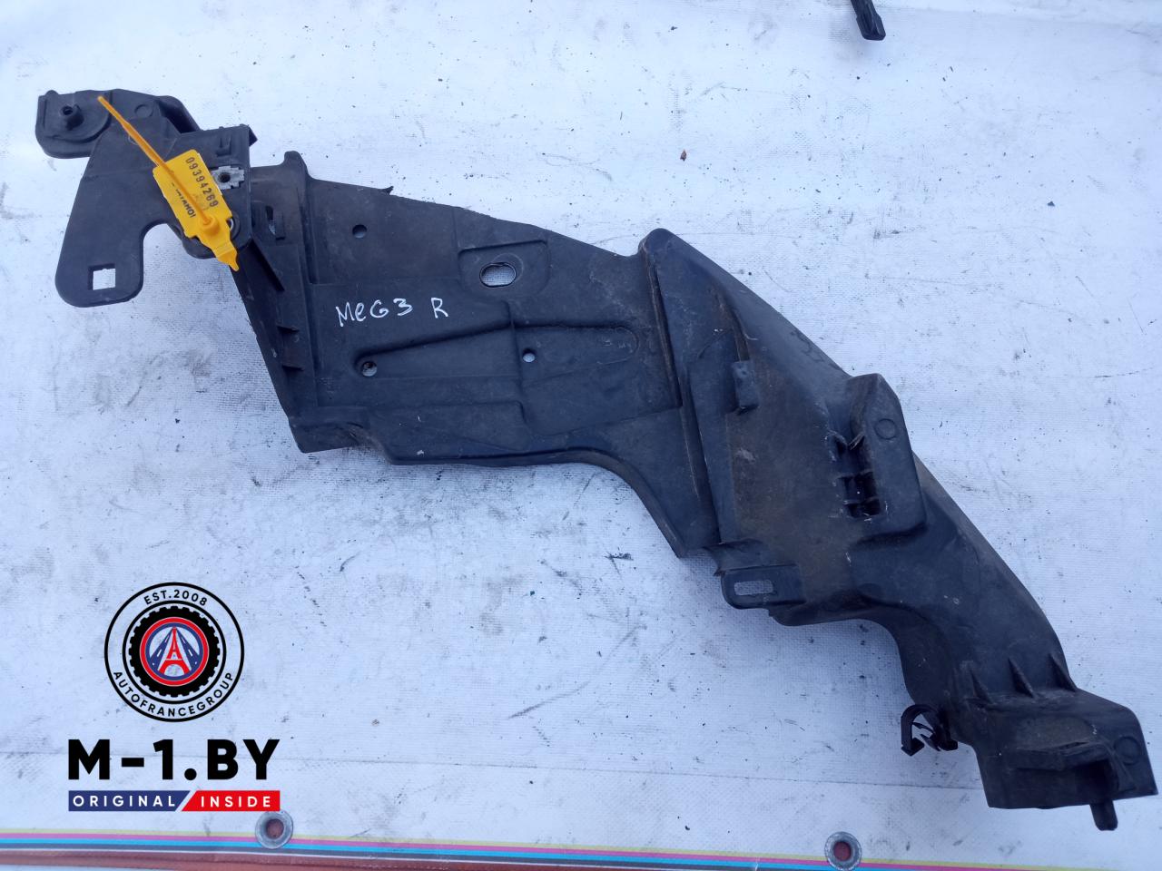 крепление фары правой Renault Megane 3 поколение (2008 - 2014), 622230003R - фото №1