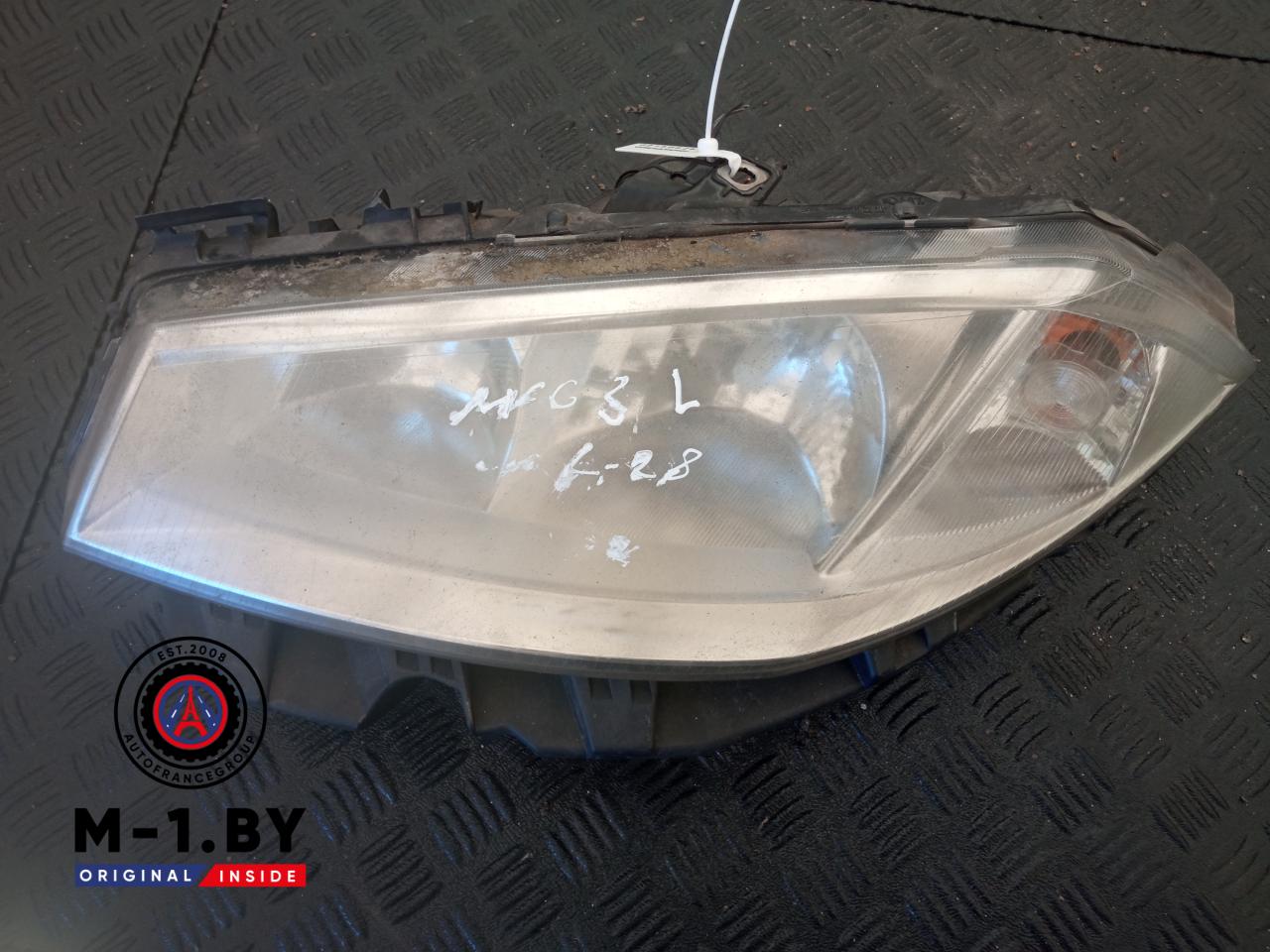фара левая Renault Megane 2 поколение (2002 - 2006), 89306990 - фото №1