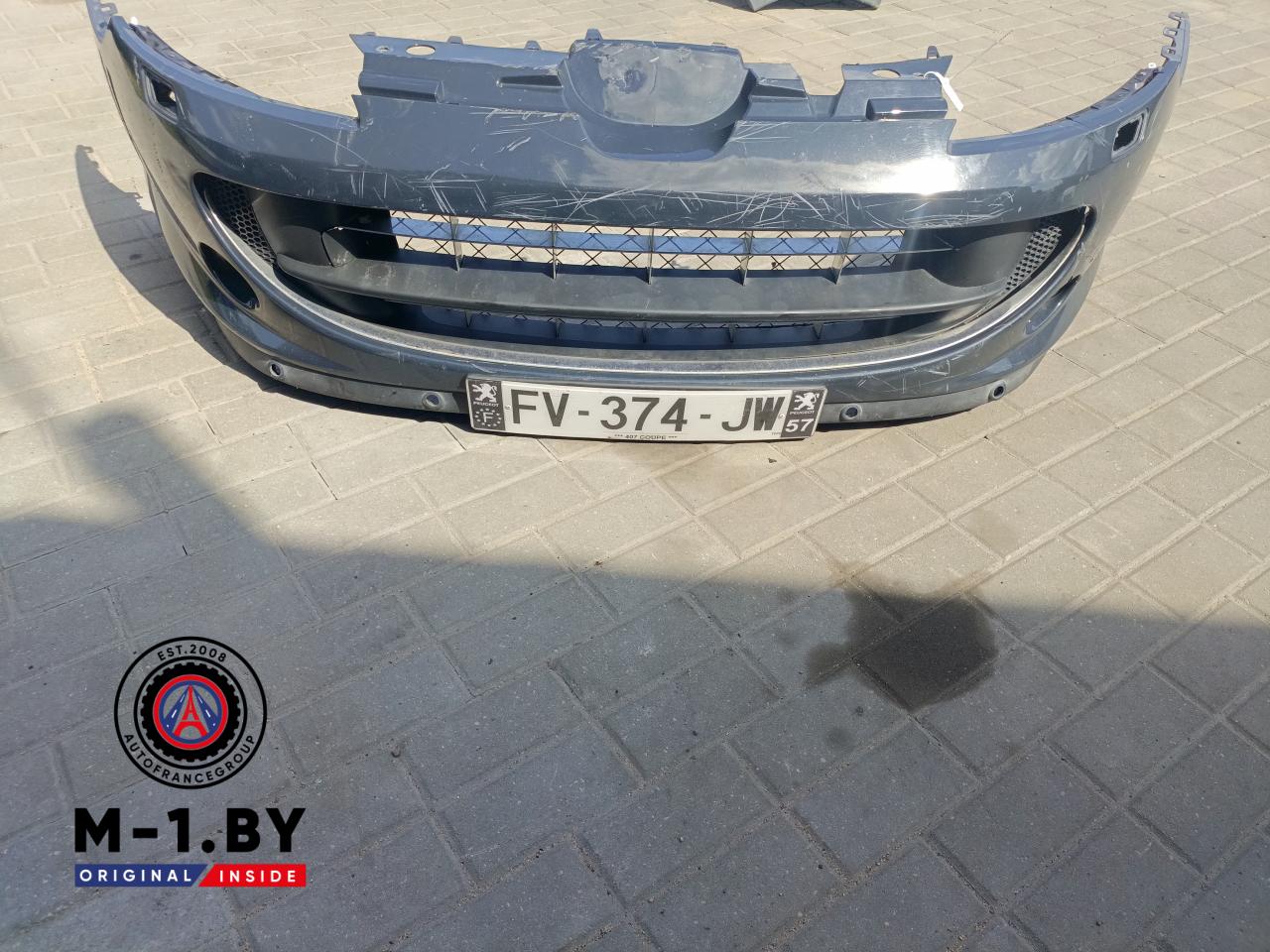 бампер передний Peugeot 407 1 поколение (2004 - 2010), купе - фото №1