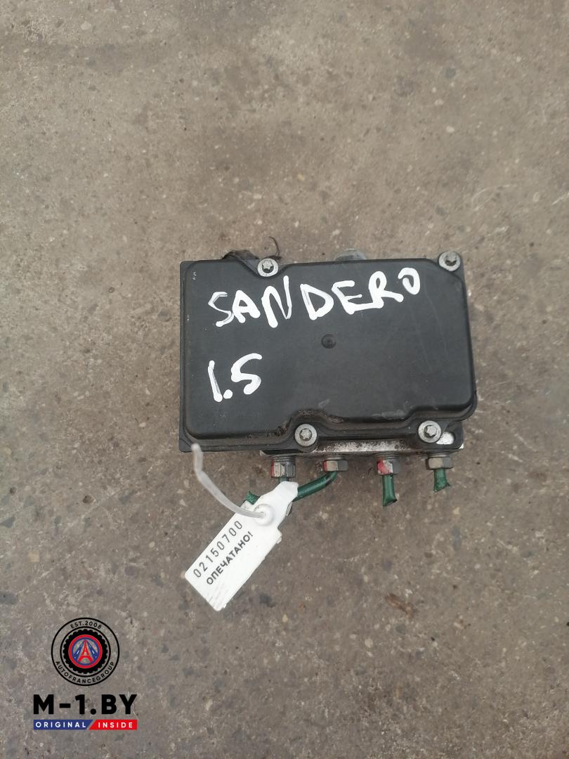 блок ABS Renault Sandero 1 поколение (2009 - 2014), 1.5 л., дизель, 0265801018, 0265232718 - фото №1