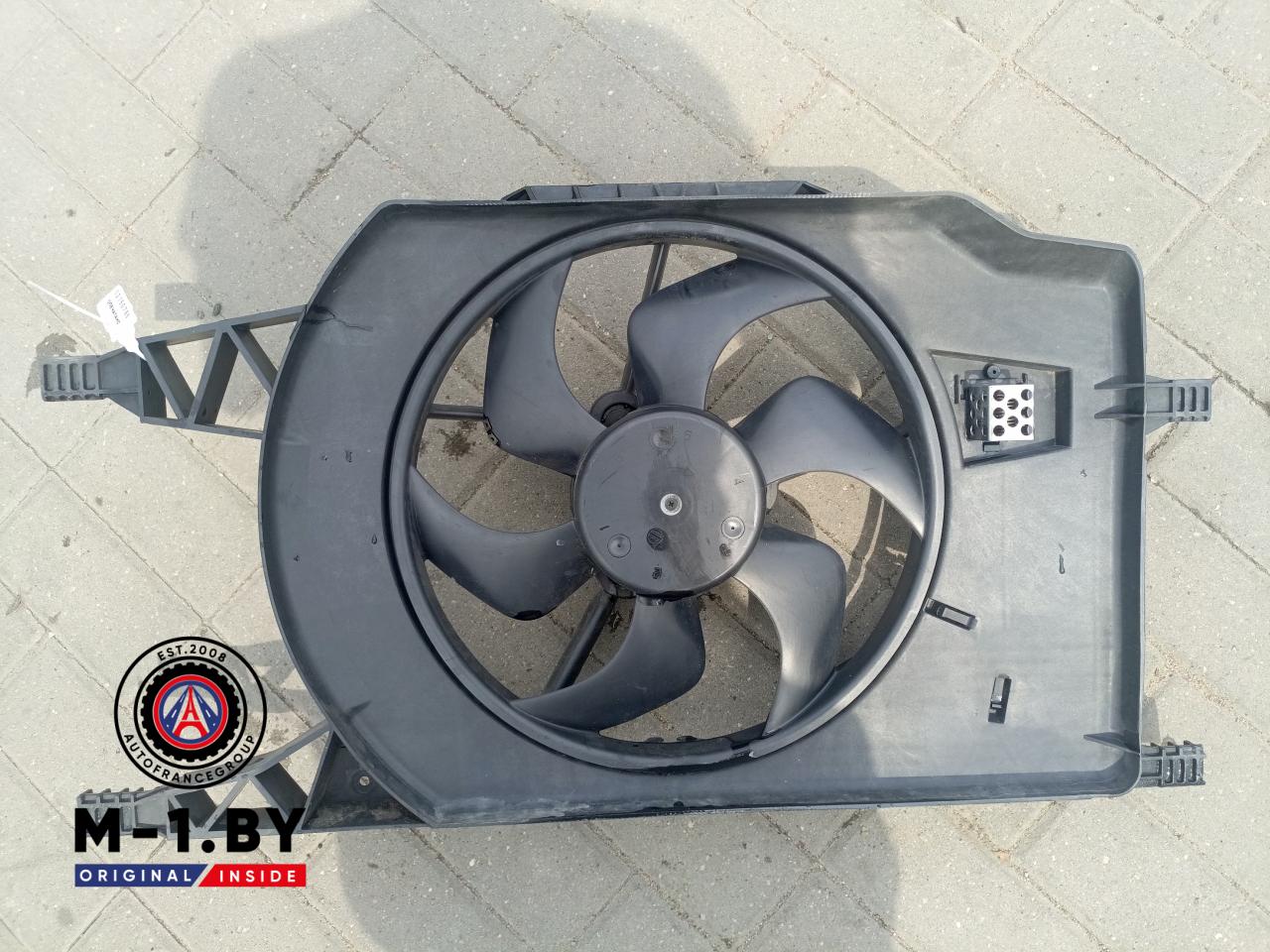 вентилятор радиатора Renault Espace 4 поколение (2002 - 2006), 2.2 л., дизель, 8200387730 - фото №1