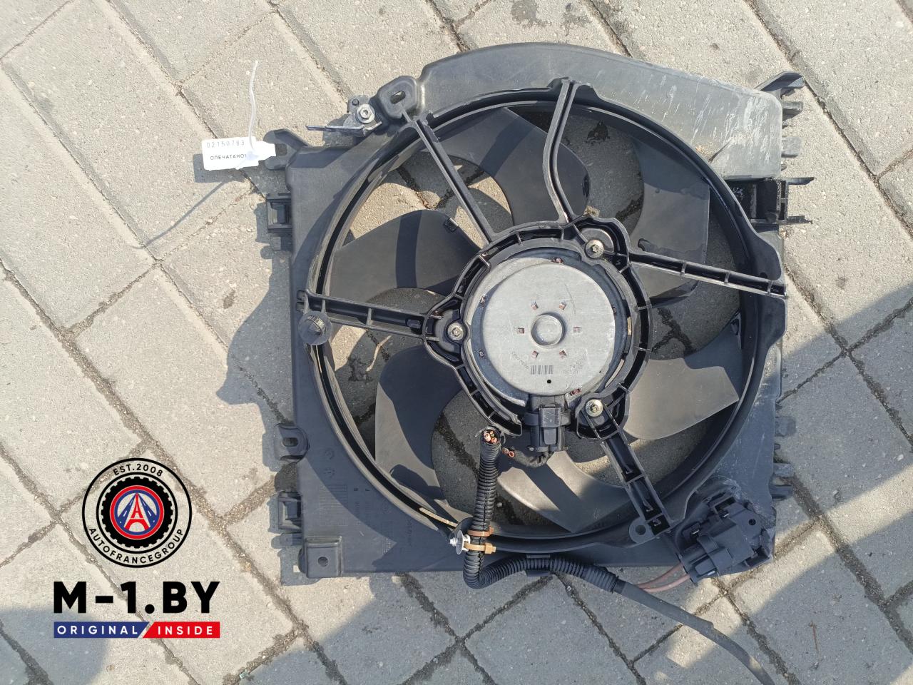 вентилятор радиатора Renault Clio 3 поколение (2005 - 2009), 1.5 л., дизель, 8200525991 - фото №1