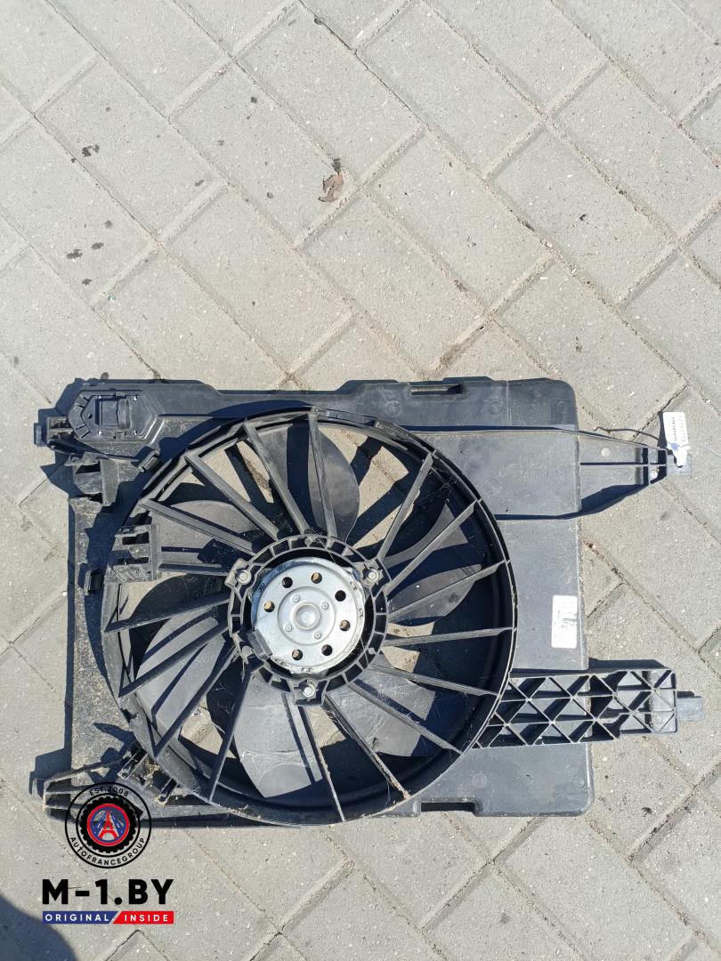 вентилятор радиатора Renault Scenic 2 поколение (2003 - 2006), 1.6 л., бензин - фото №1
