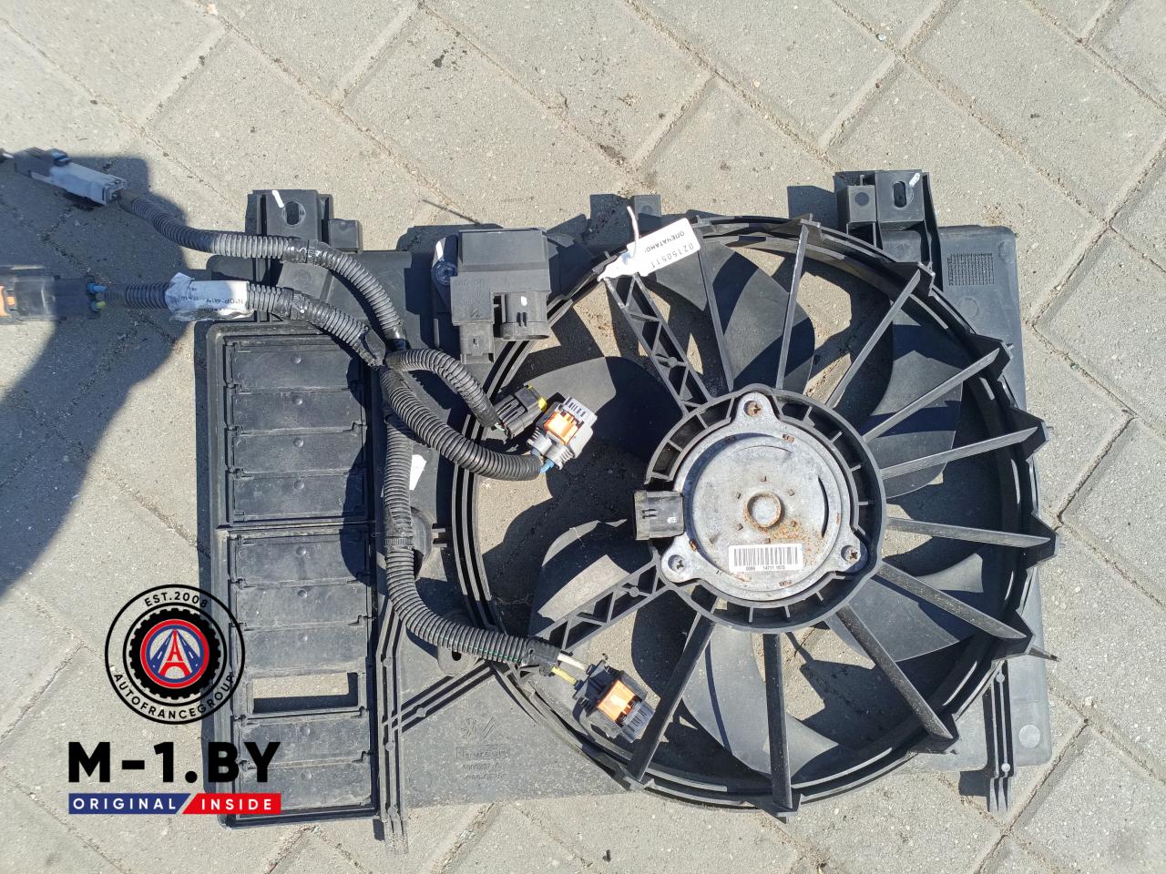 вентилятор радиатора Citroen C5 2 поколение (2008 - 2017), 2.0 л., дизель, АКПП - фото №1