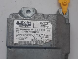 блок AirBag Peugeot 407 1 поколение 2004, 9655880780