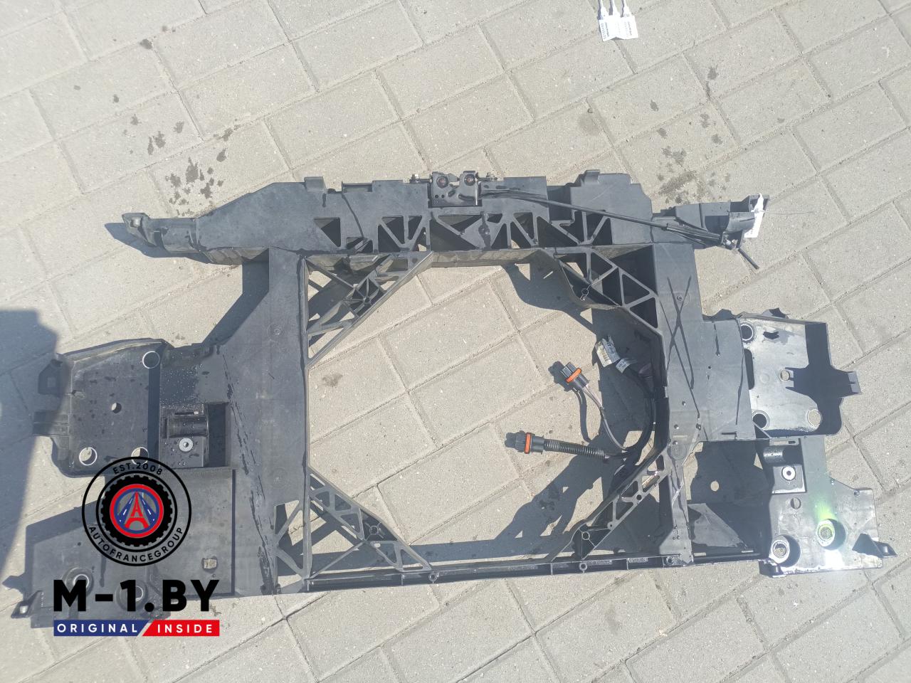 передняя панель крепления облицовки (телевизор) Renault Scenic 3 поколение (2009 - 2012), 1.5 л., дизель, 752100007R - фото №1