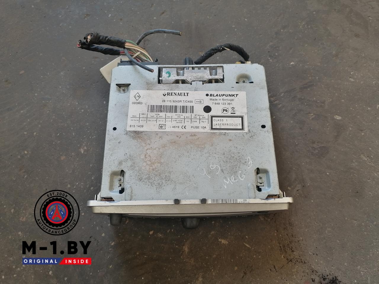 магнитола Renault Fluence 1 поколение (2009 - 2013), 281159243R - фото №1