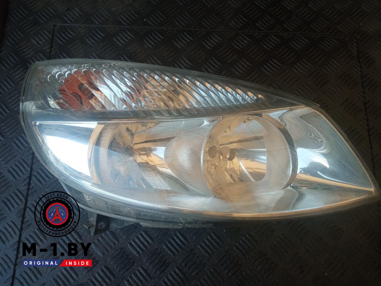 фара правая Renault Scenic 2 поколение 2005 - фото №1