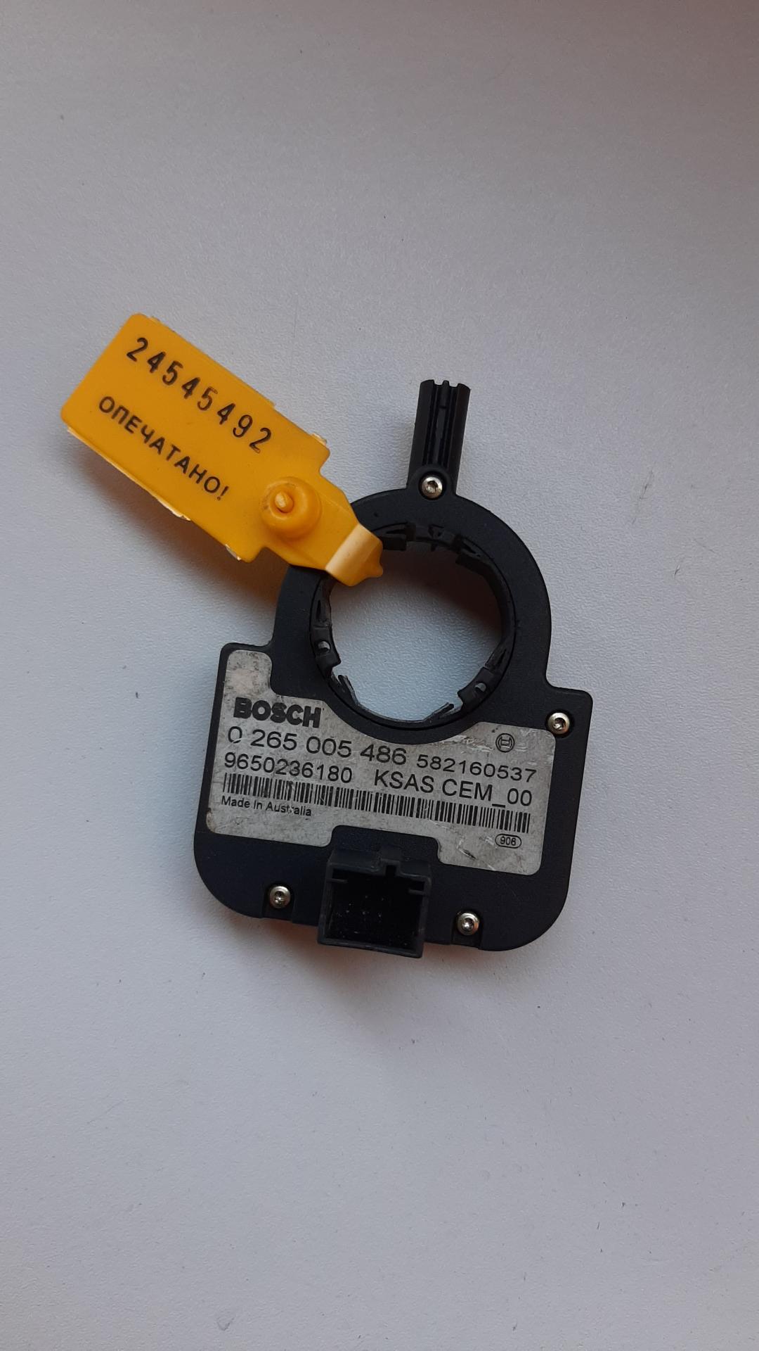 датчик угла поворота руля Citroen C4 1 поколение 2006, 9650236180 - фото №1