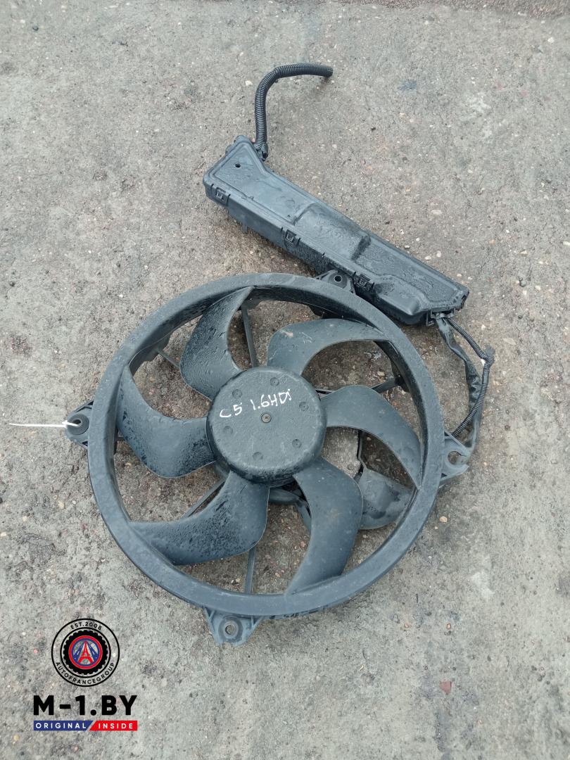 вентилятор радиатора Citroen C5 1 поколение (2000 - 2004), 1.6 л., дизель - фото №1