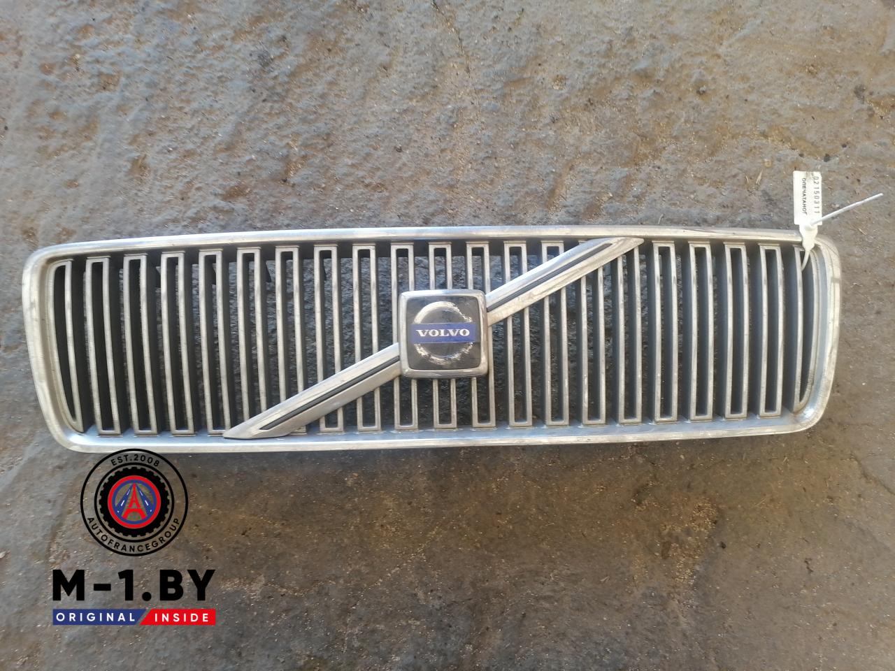 решетка радиатора Volvo S80 1 поколение (1998 - 2003), 9178087 - фото №1