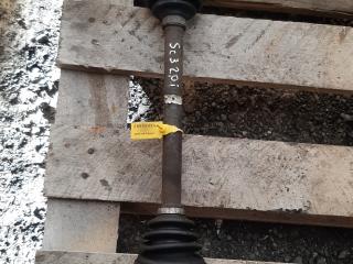 полуось передняя левая (приводной вал, ШРУС) Renault Scenic 3 поколение 2011, 2.0 л., бензин, АКПП