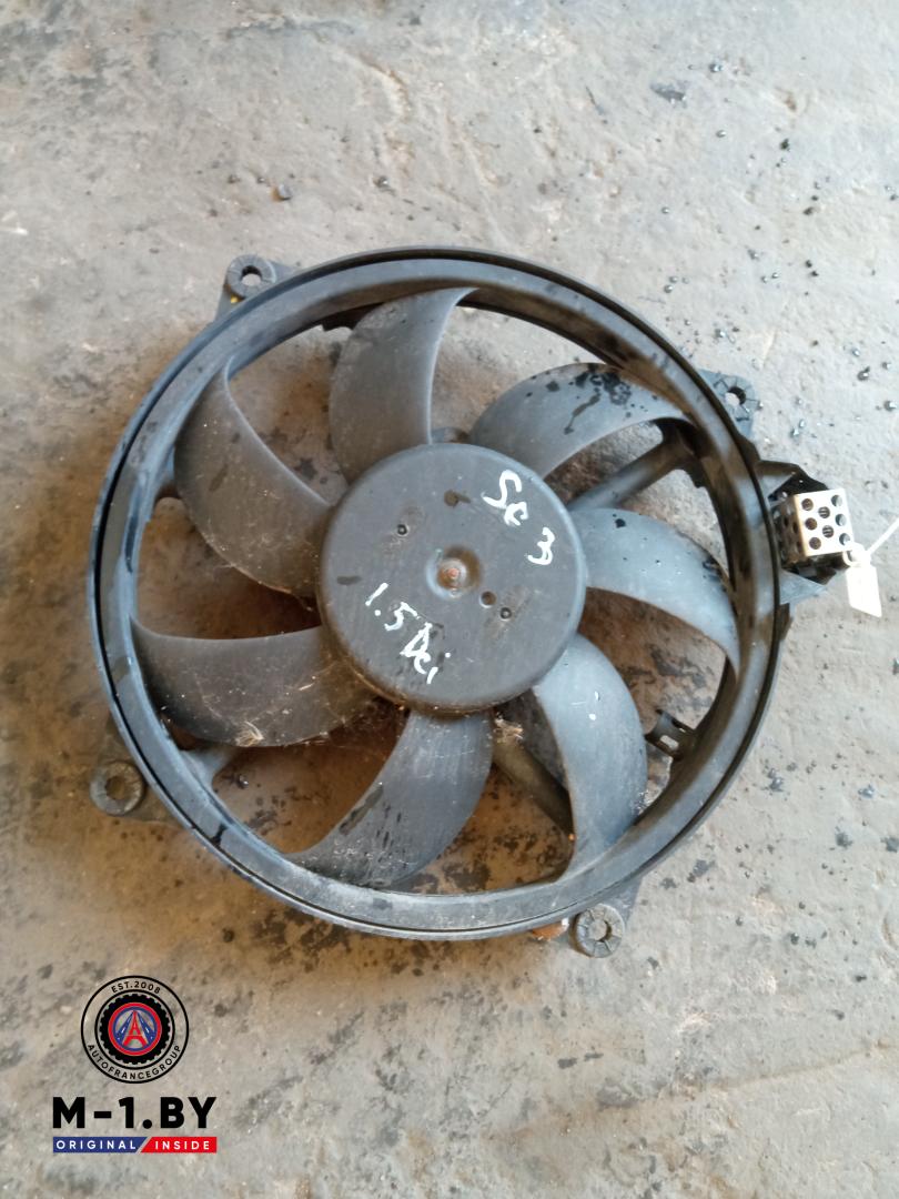 вентилятор радиатора Renault Scenic 3 поколение (2009 - 2012), 1.5 л., дизель - фото №1