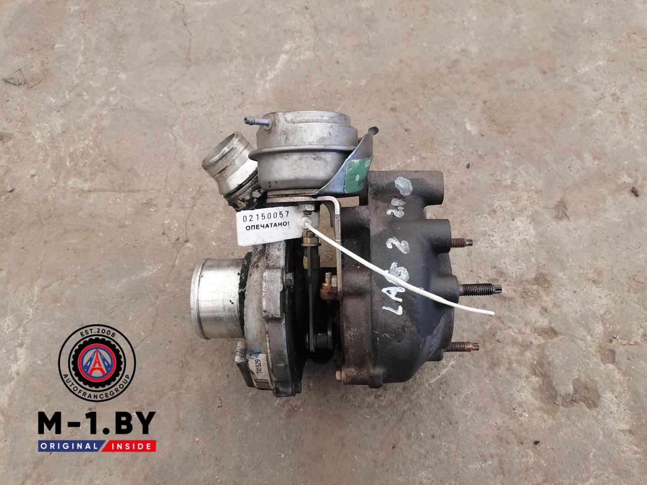 турбина Renault Laguna 2 поколение (2001 - 2005), 2.0 л., дизель, 741529 - фото №1