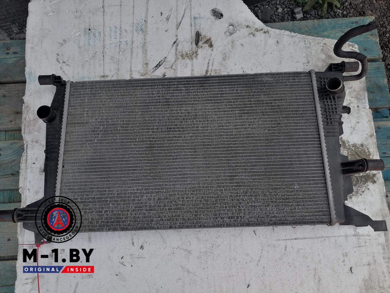 радиатор (основной) Renault Scenic 3 поколение (2009 - 2012), 1.5 л., дизель, 214100002R - фото №1