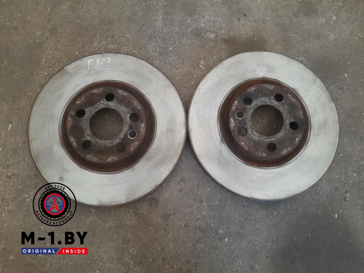 диски тормозные (комплект) Peugeot 807 1 поколение (2002 - 2008), 2.2 л., бензин - фото №1