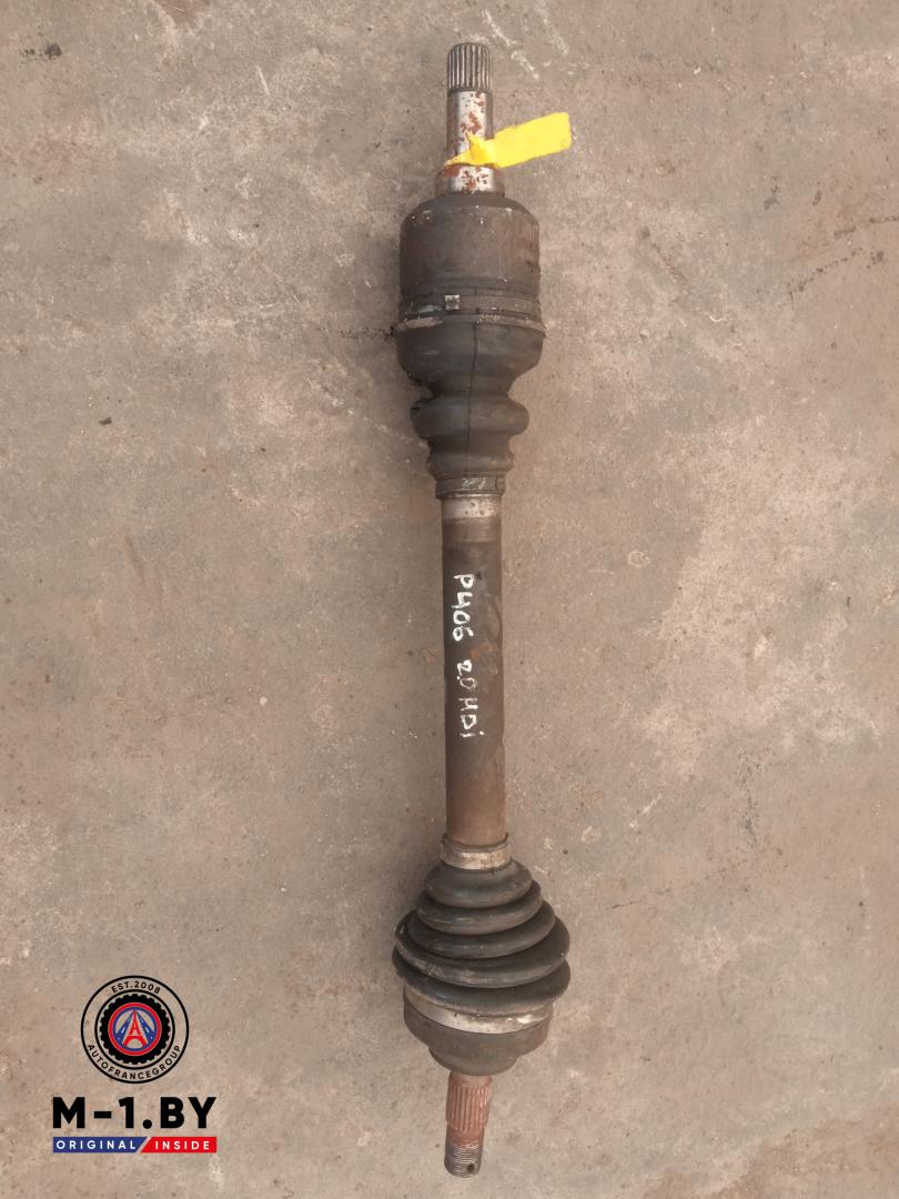 полуось передняя левая (приводной вал, ШРУС) Peugeot 406 1 поколение (1995 - 1999), 2.2 л., дизель - фото №1