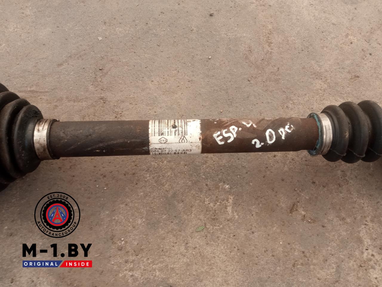 полуось передняя левая (приводной вал, ШРУС) Renault Espace 4 поколение (2002 - 2006), 3.5 л., бензин - фото №1