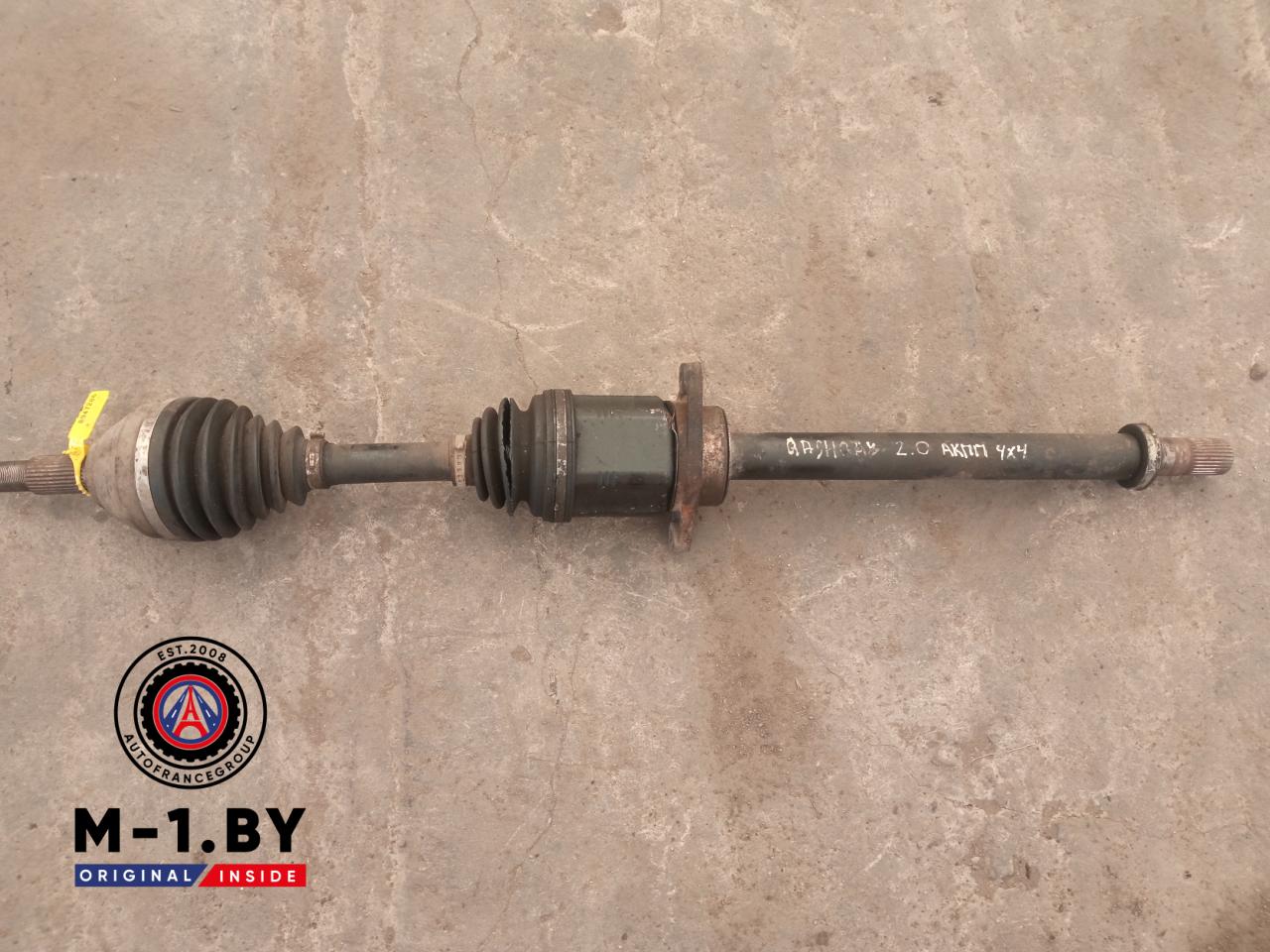 полуось (приводной вал, ШРУС) Nissan Qashqai 1 поколение (2006 - 2010), 2.0 л., АКПП - фото №1