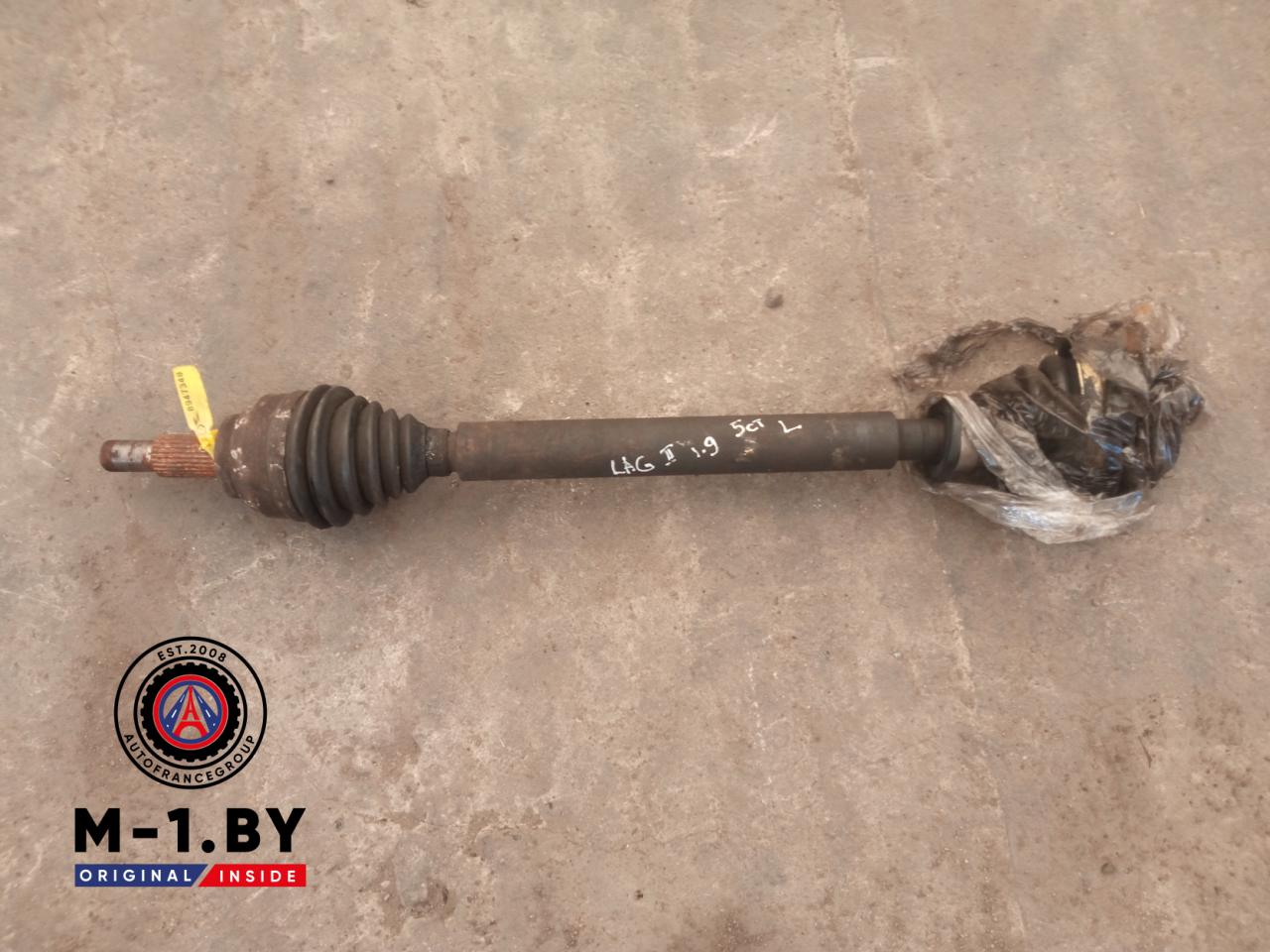 полуось передняя левая (приводной вал, ШРУС) Renault Laguna 2 поколение (2001 - 2005), 1.9 л. - фото №1