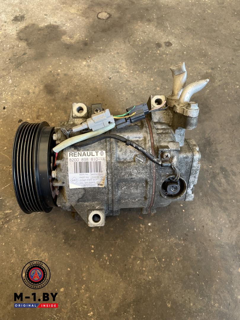 компрессор кондиционера Renault Laguna 3 поколение (2007 - 2012), 1.5 л., дизель, 8200898810 - фото №1
