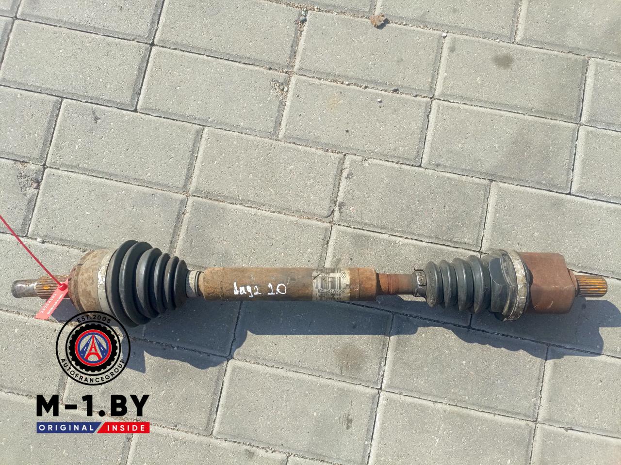 полуось передняя правая (приводной вал, ШРУС) Renault Laguna 2 поколение (2001 - 2005), бензин, 8200387523 - фото №1