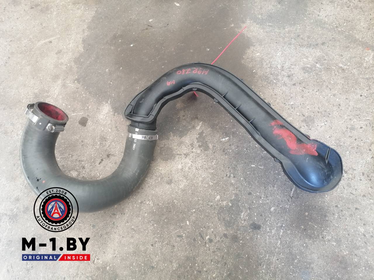 патрубок интеркулера Renault Trafic 2 поколение (2001 - 2006), 8200526443, 93857913 - фото №1