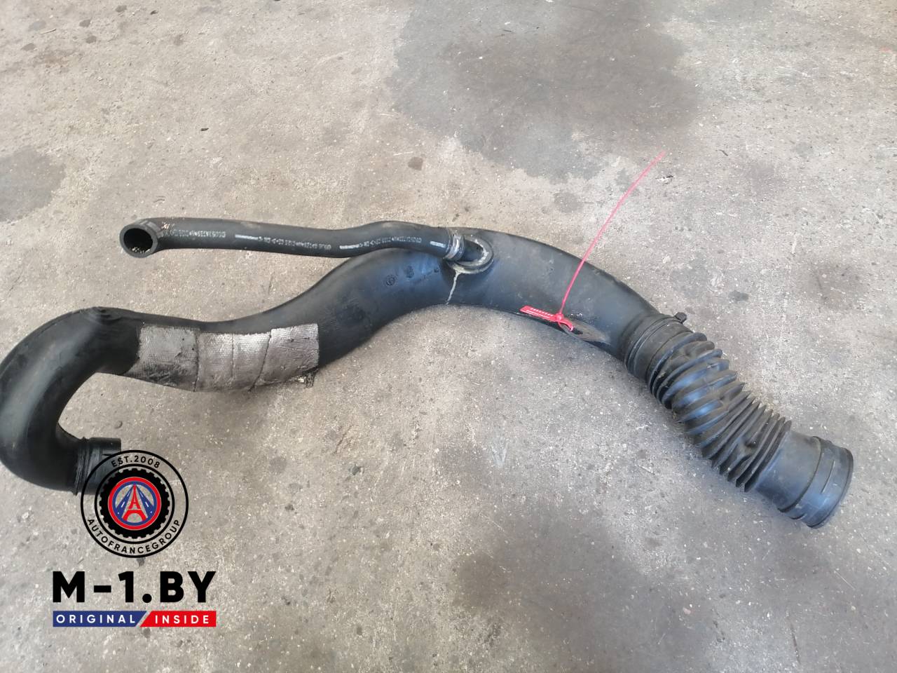 патрубок интеркулера Peugeot 607 1 поколение (2000 - 2004), 9635436580 - фото №1