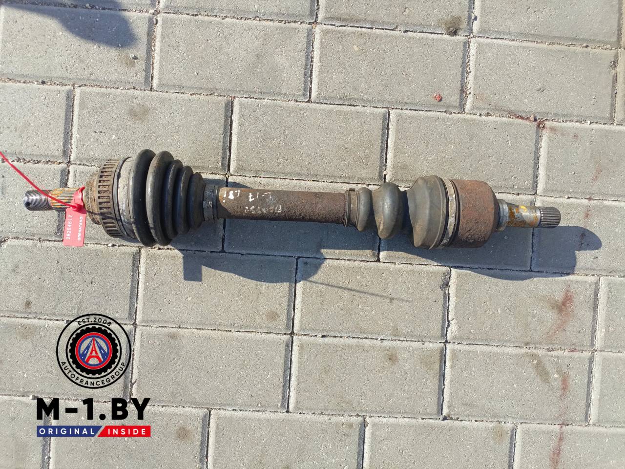 полуось передняя левая (приводной вал, ШРУС) Citroen C4 Picasso 1 поколение (2006 - 2013), 1.8 л., бензин - фото №1