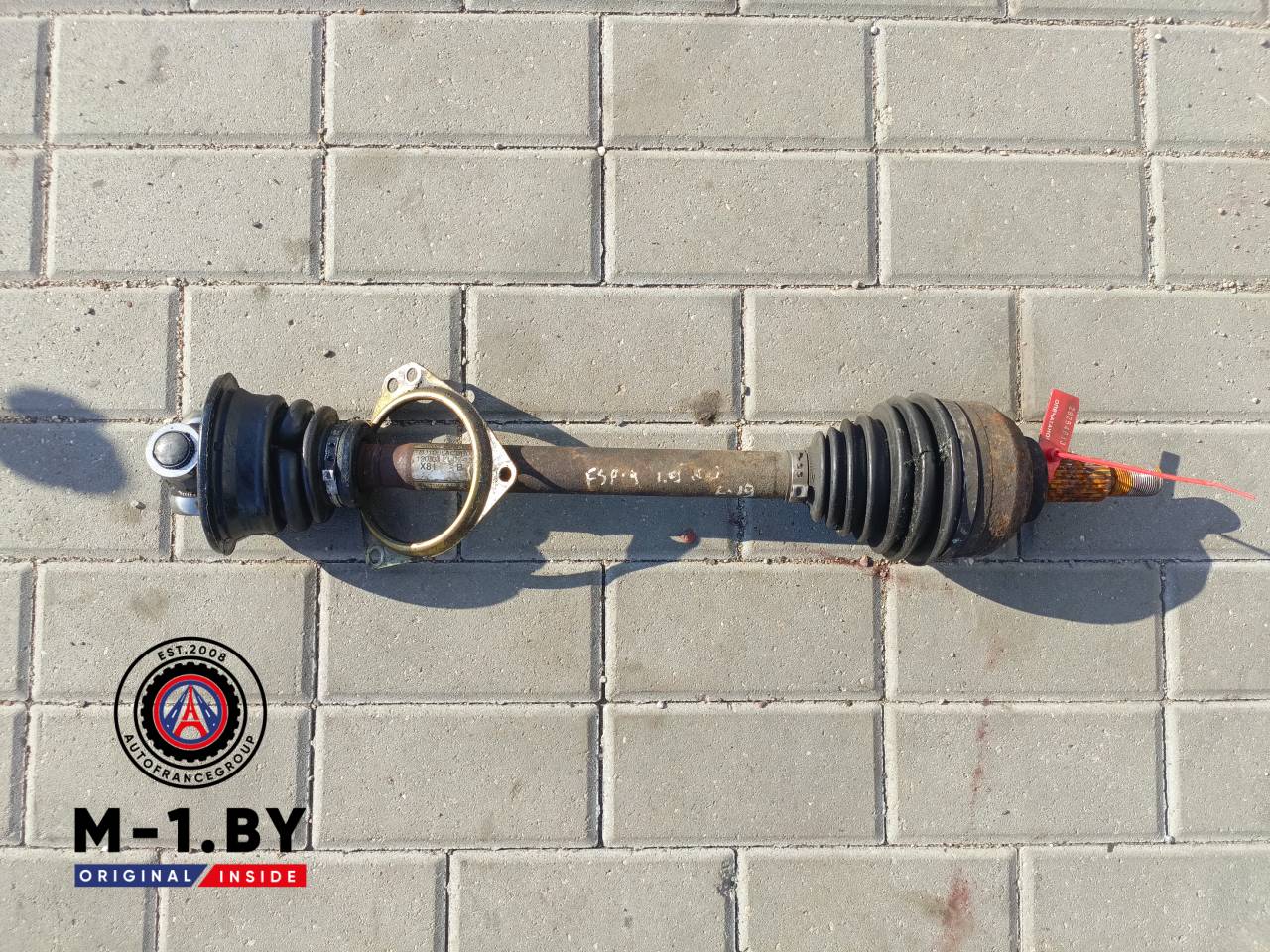 полуось передняя левая (приводной вал, ШРУС) Renault Espace 4 поколение (2002 - 2006), 1.9 л., дизель, 8200228393 - фото №1