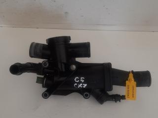 корпус термостата Citroen C5 2 поколение 2008, 2.0 л., дизель, 9656182980