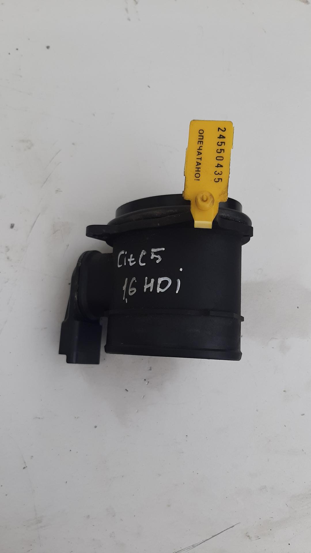 расходомер воздуха Citroen C5 1 поколение 2001, 1.6 л., дизель, 9650010780 - фото №1