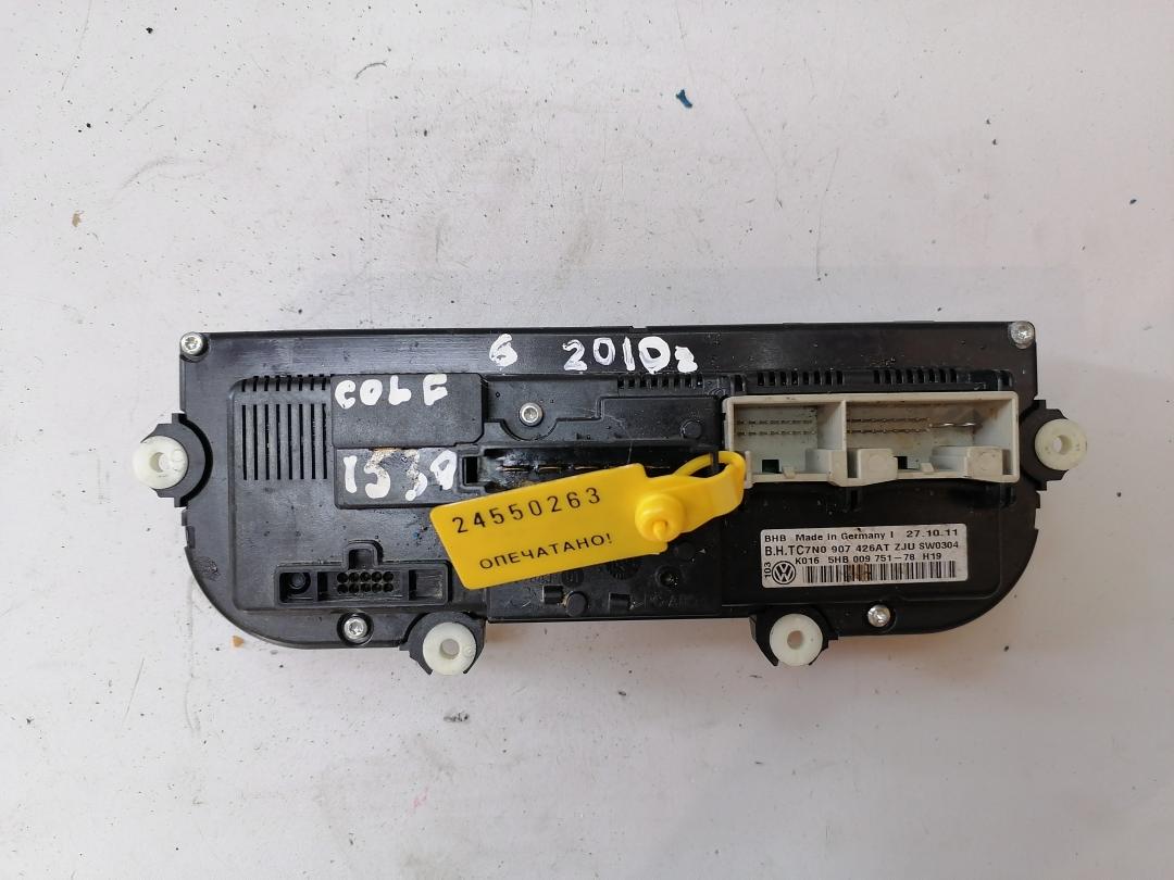 блок управления печки / климат-контроля Volkswagen Golf 6 поколение 2010 - фото №1