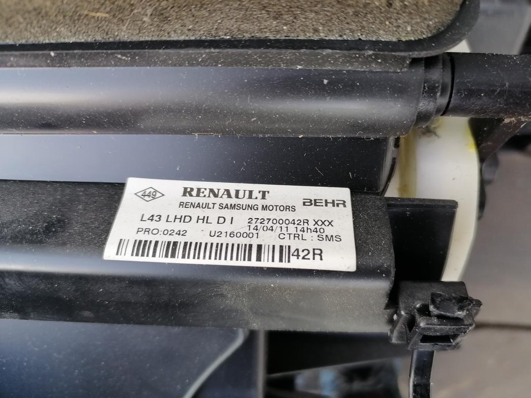 отопитель в сборе (печка) Renault Latitude 1 поколение 2011, 272700042R - фото №1