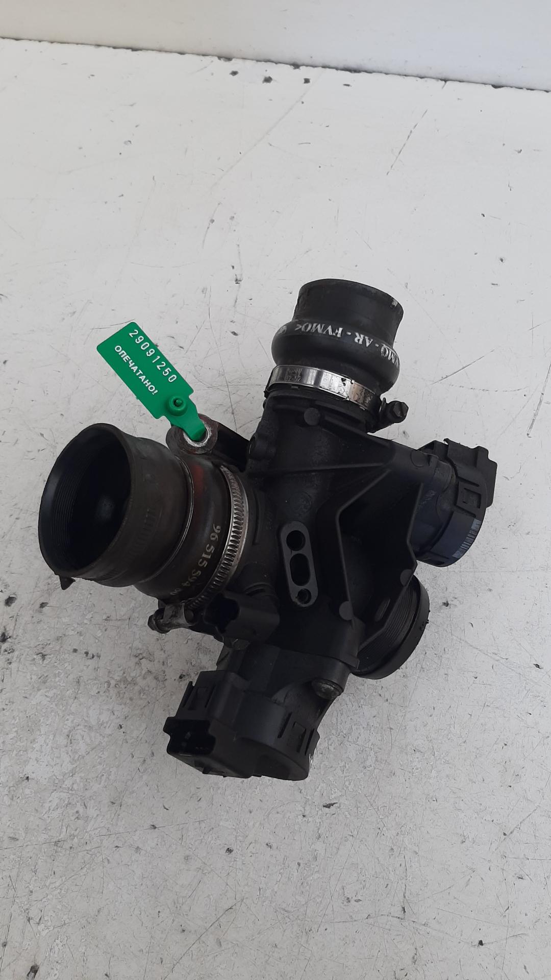 заслонка дроссельная Peugeot 407 1 поколение 2005, 1.6 л., дизель, 9655971780 - фото №1