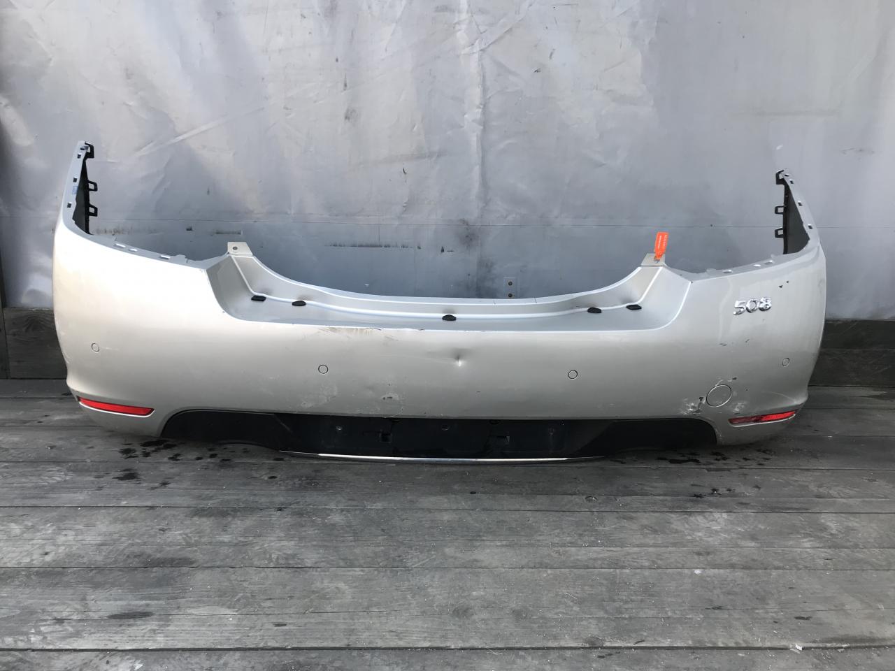 бампер задний Peugeot 508 1 поколение 2013 - фото №1